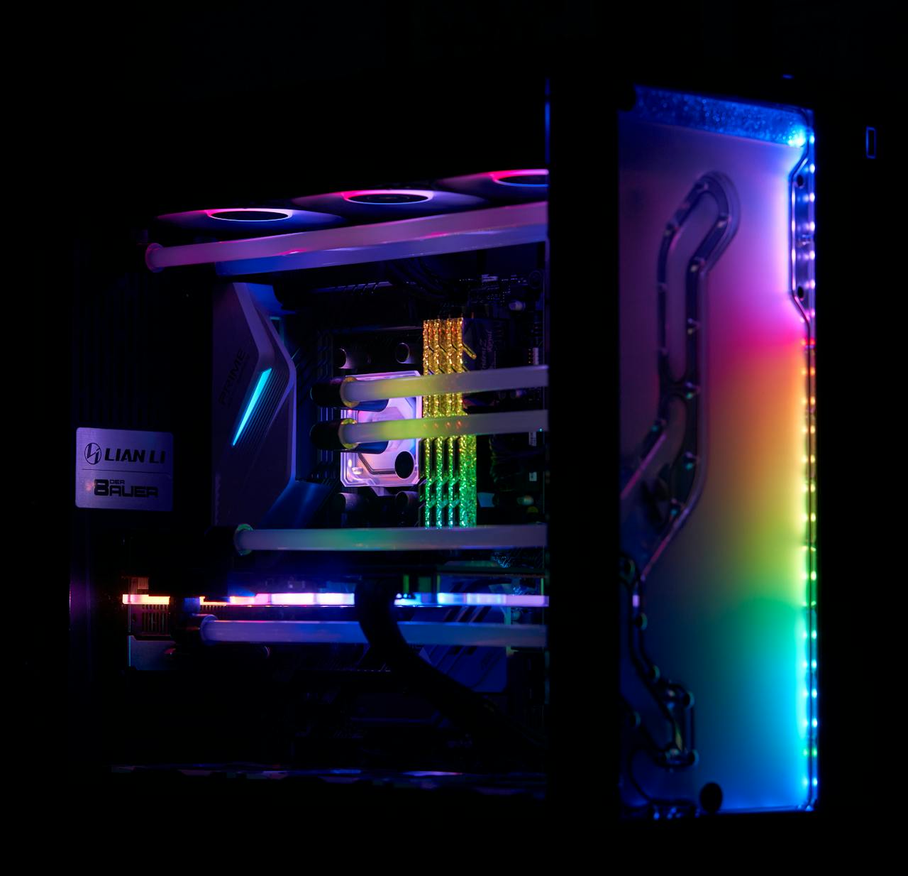 The Art of Drawing Readers In: Your attractive post title goes here A high-performance gaming PC with vibrant RGB lighting and visible internal components.