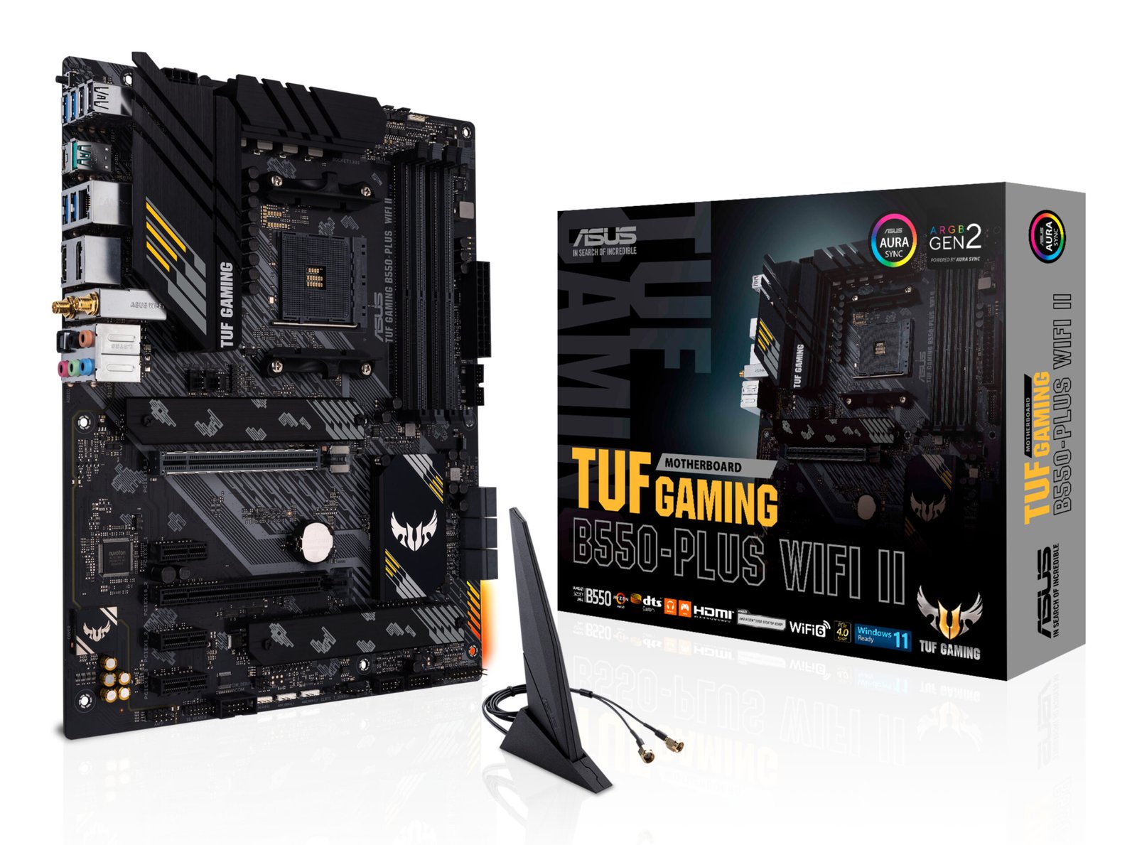 mb asus am4 tuf g b550 plus wifi ii **caja daÑada