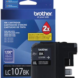 cartucho brother lc 107 1,200 pag (negro)