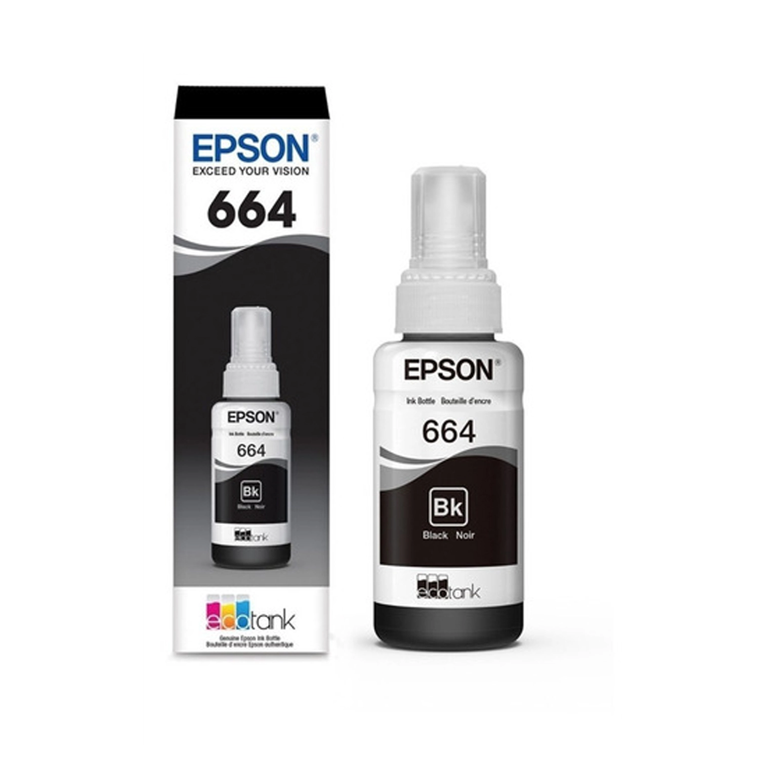 2GhcI_l Botella de Tinta EPSON 664 Negro