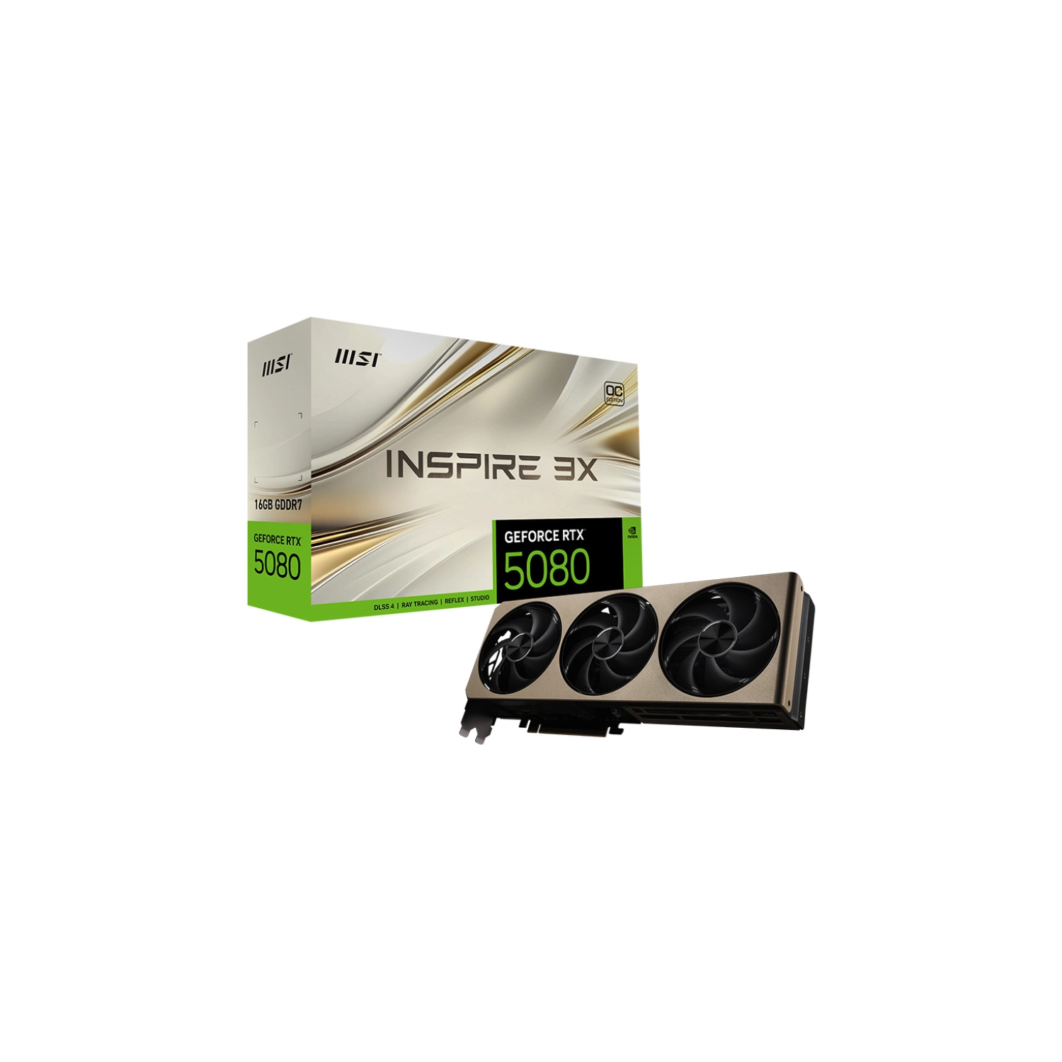 4PLiN_l Placa MSI NVIDIA GeForce RTX 5080 16G INSPIRE 3X OC