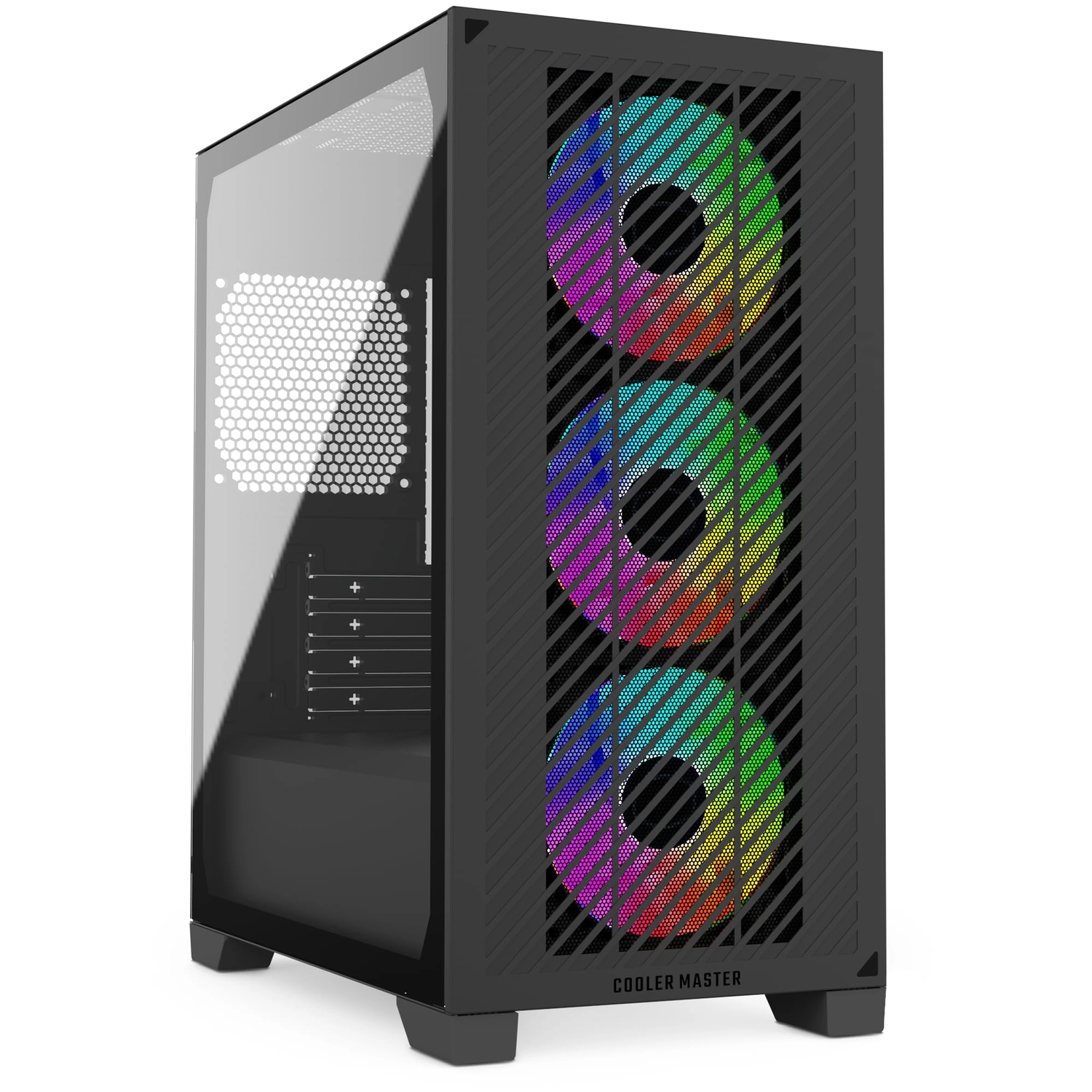 BIBro_l Gabinete Cooler Master Elite 301 Black 3 Fans ARGB s/fuente