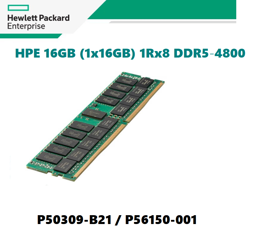 ddr5 hpe 16gb 1rx8 pc5 4800b r smart kit