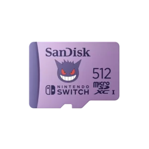 Tarjeta de Memoria Sandisk MicroSDXC 512GB UHS-I Card C10 U3 100Mb for Nintendo Switch Pokemon Edition