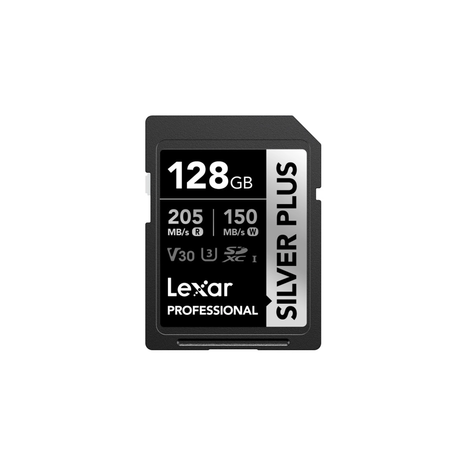 OakMb_l Tarjeta SILVER PLUS SDXC Lexar 128GB UHS-I