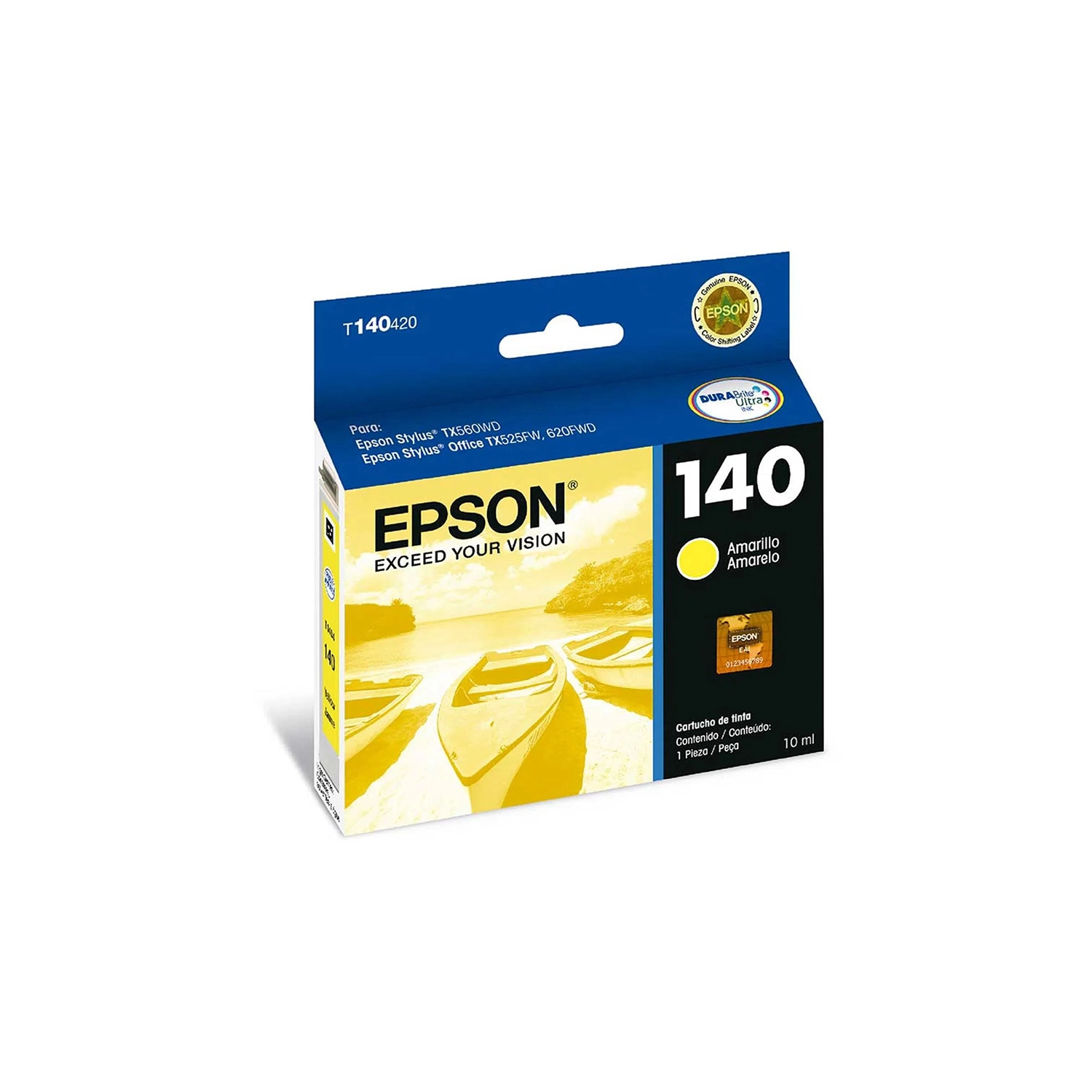 aJL6i_l Cartucho de tinta 140 Amarilla