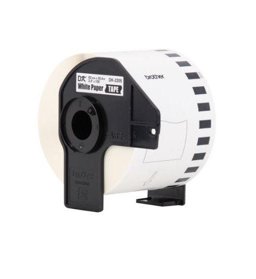 rollo etiquetas brother dk2205 62mm conti.