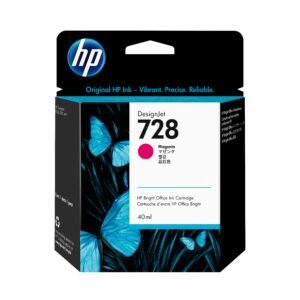cartucho hp 728 magenta f9j62a 40ml p/t730/t830