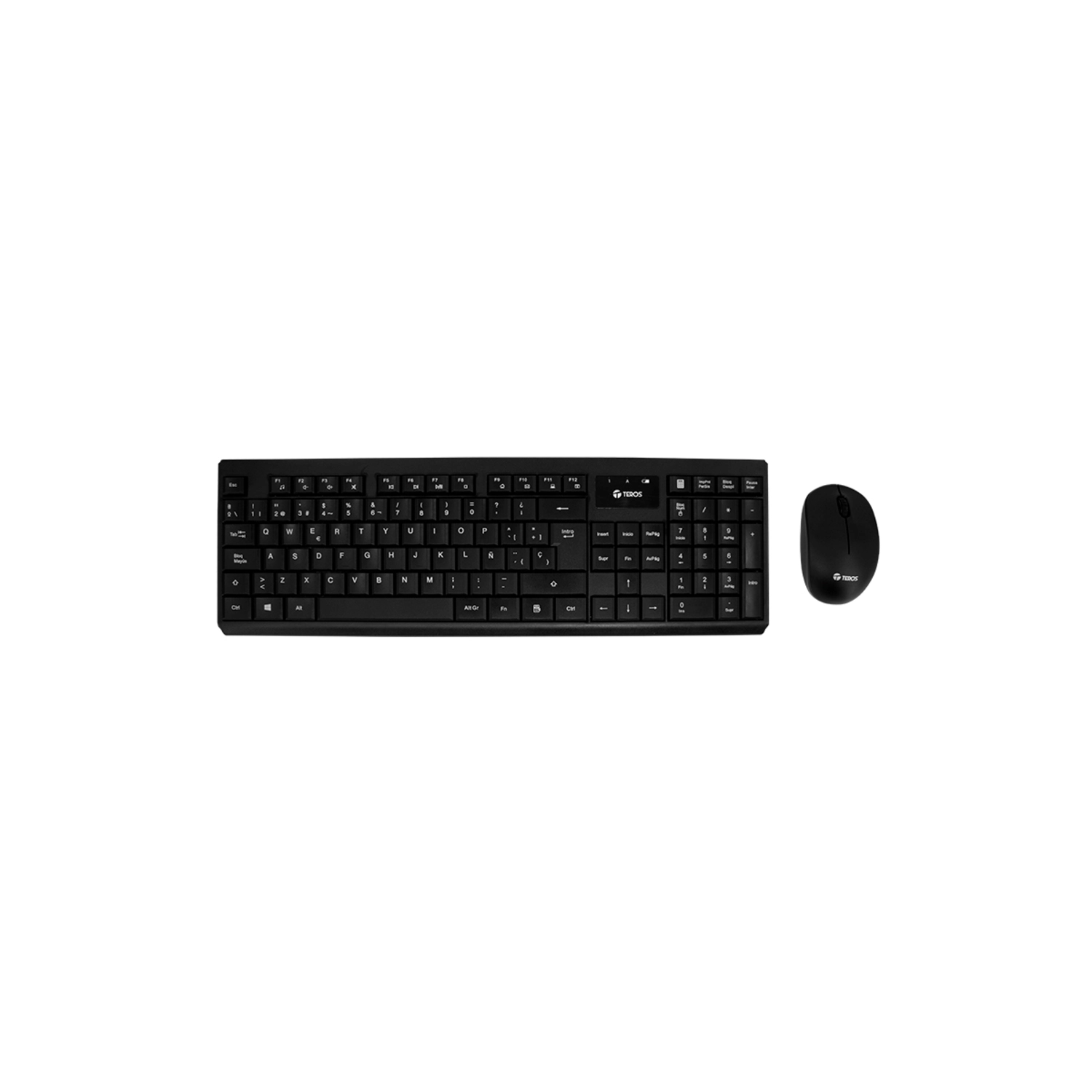 eaiWB_l Combo Teclado y Mouse Inalambrico Teros TE-4062N 2.4Ghz Black