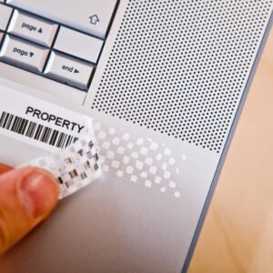 cinta p/rotu brother tzese4 18mm void negro/blanco