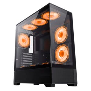 gab gamemax vista ab 6*fan argb e atx