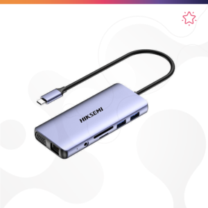 hub hiksemi ds11 usb c a usbx4 hdmix1 rj45x1 vgax1