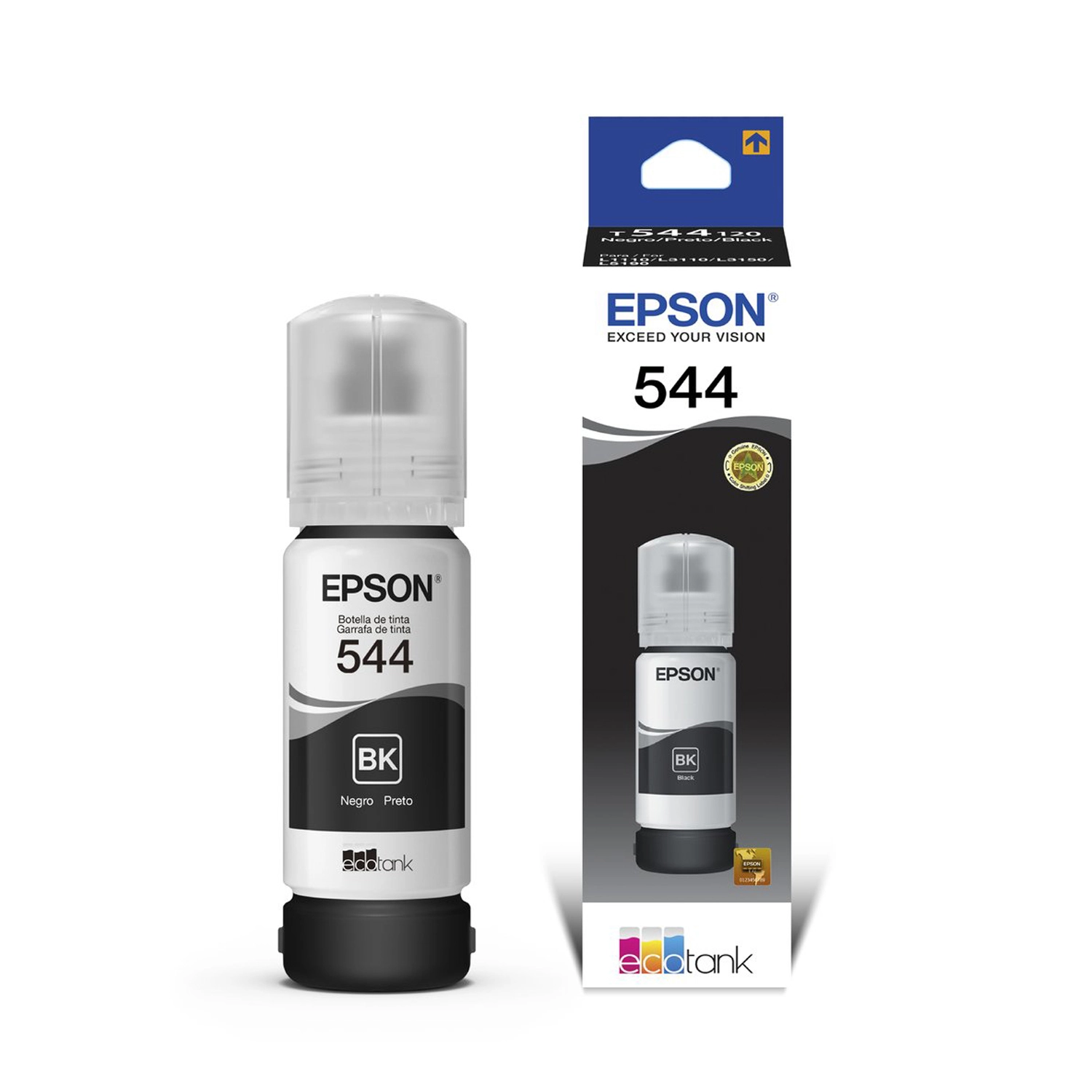 qU1rU_l Botella de Tinta EPSON 544 Negro