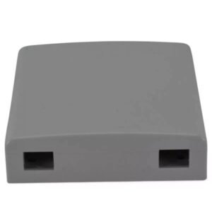 roseta rj45 glc 2 port c/tapa