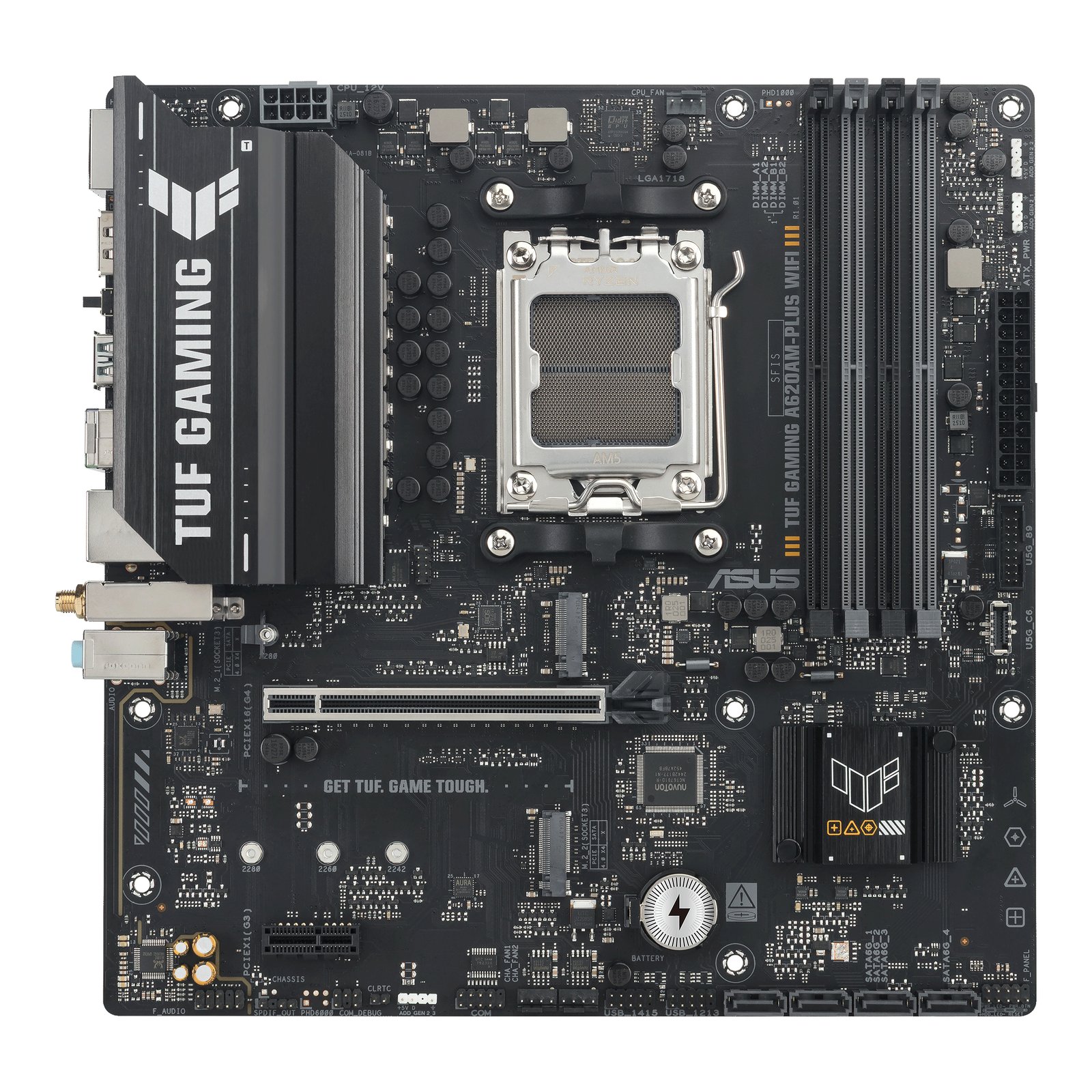 mb asus am5 tuf gaming a620am plus wifi ddr5 box