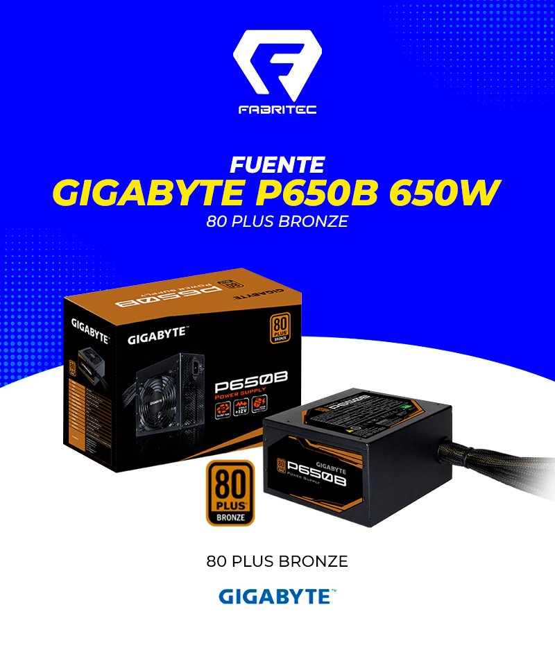 fuente gigabyte p650g pcie 5.1 80 plus gold