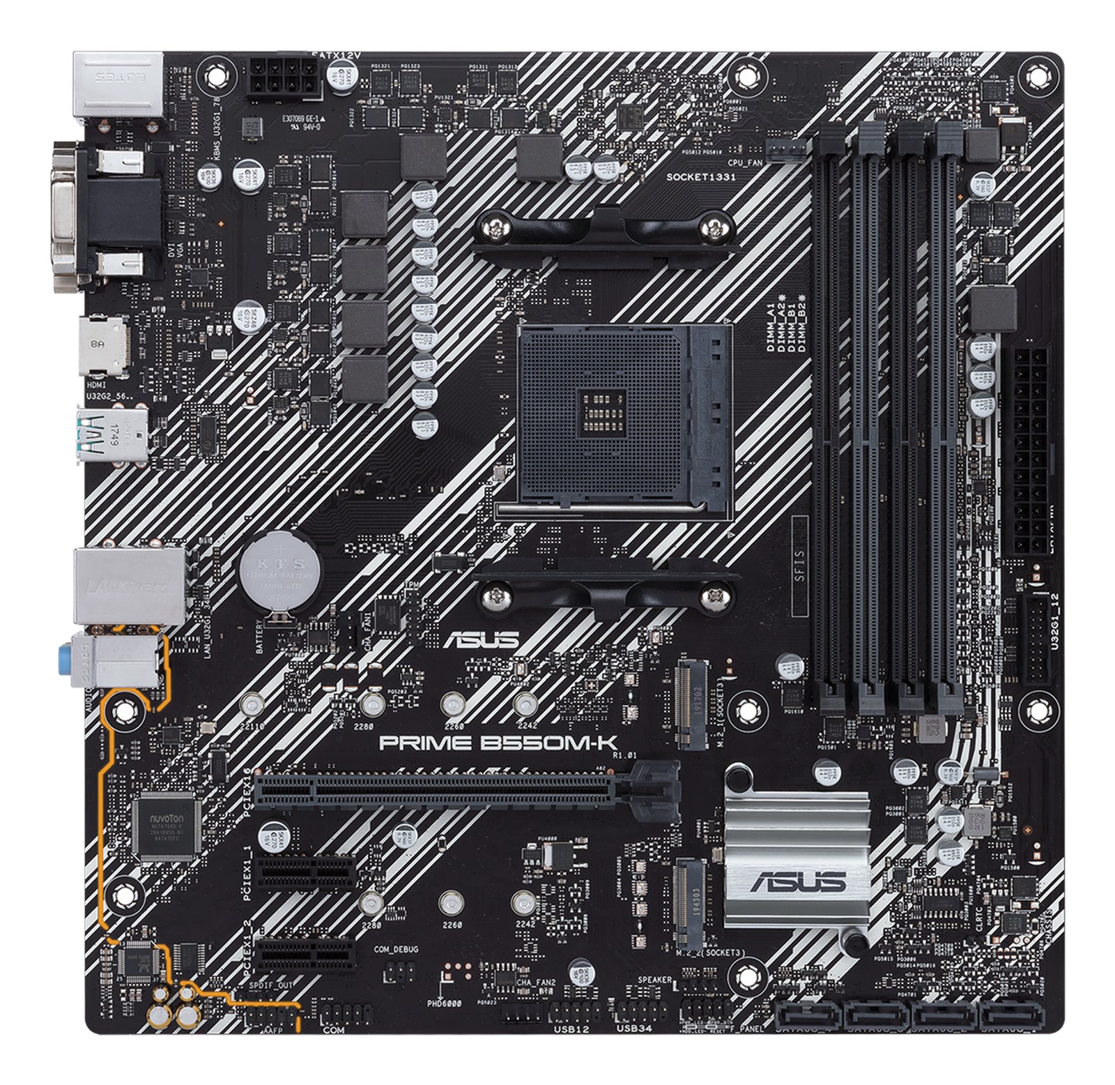 mb asus am4 prime b550m k ddr4 box m atx