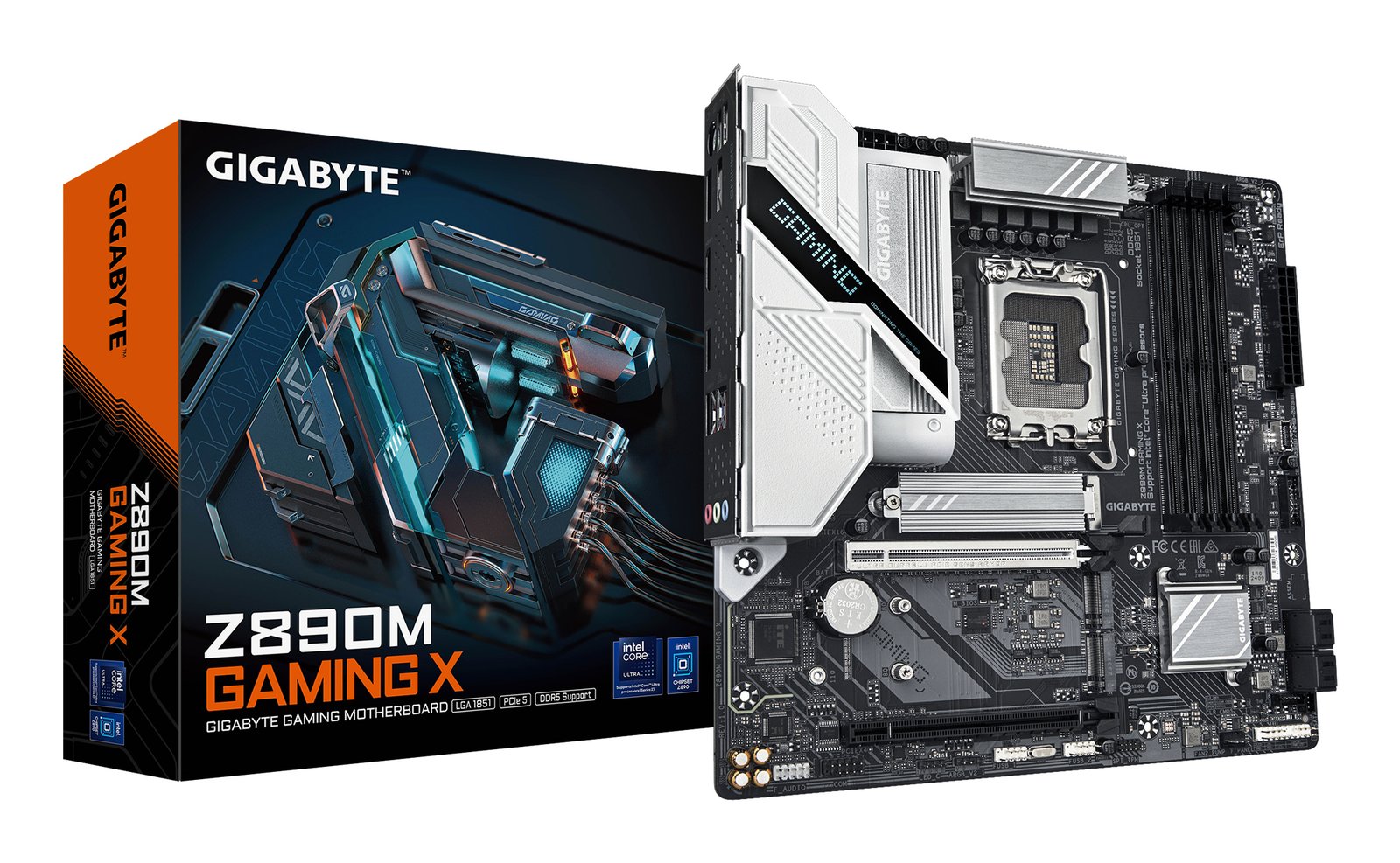 mb gigabyte s1851 z890m gaming x ddr5 box