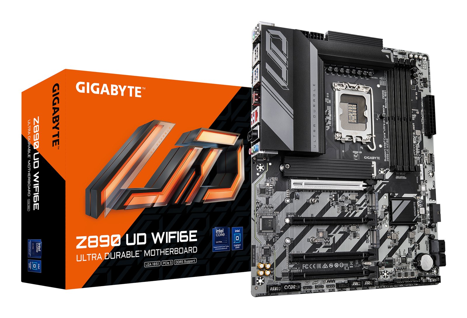 mb gigabyte s1851 z890 ud wifi6e ddr5 box atx