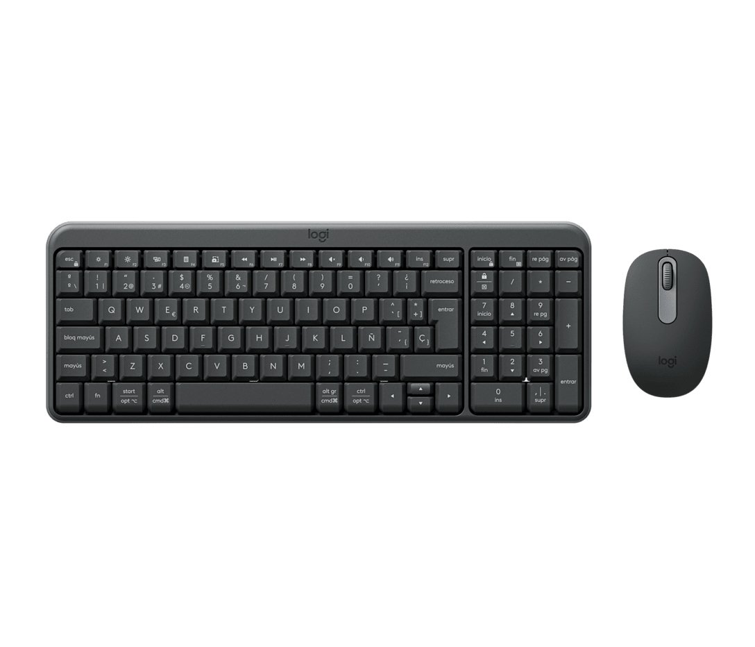 tec+mouse logitech mk250 wireless black latino