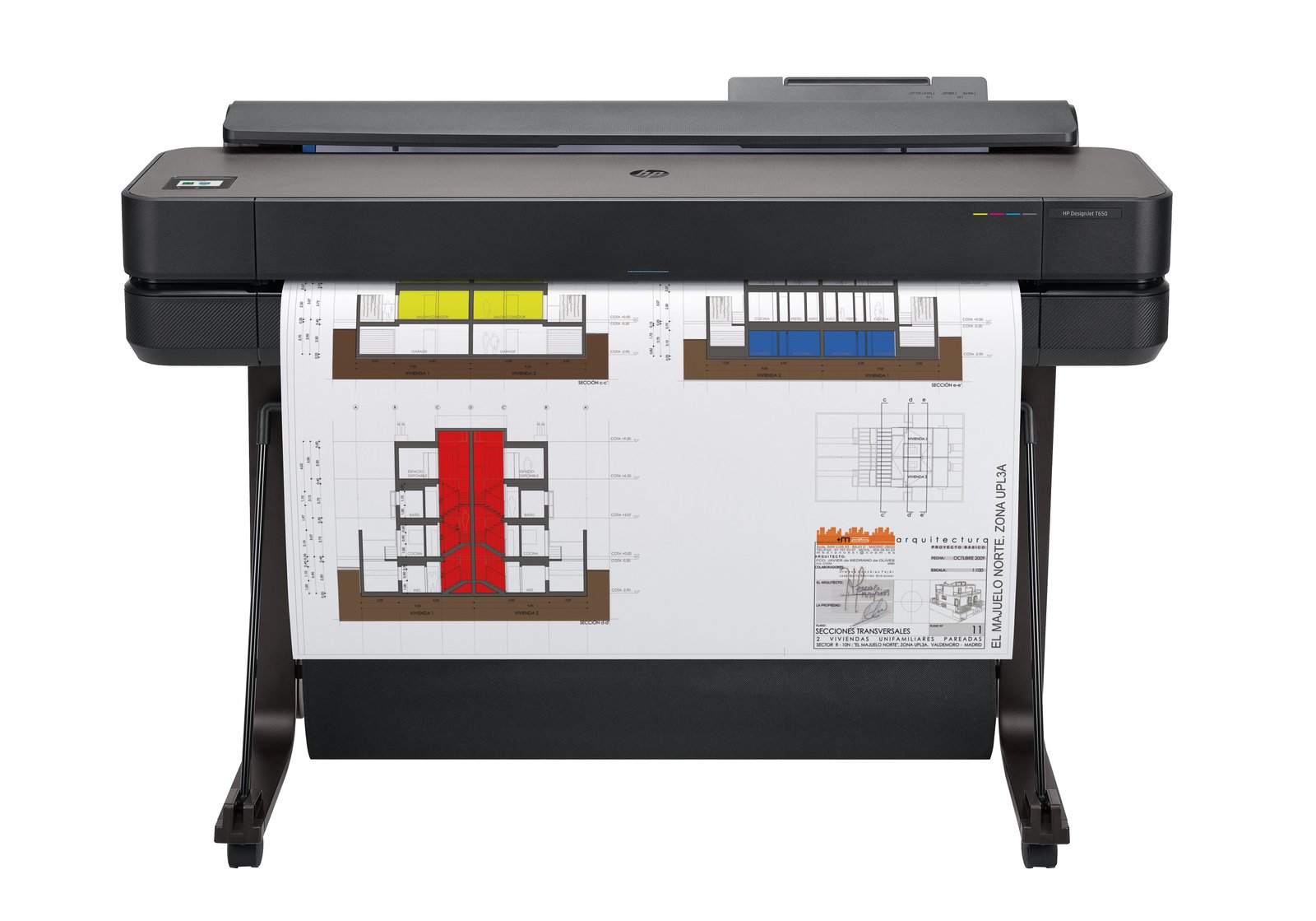 plotter hp t650 designjet 91 cm (36) 5hb10d