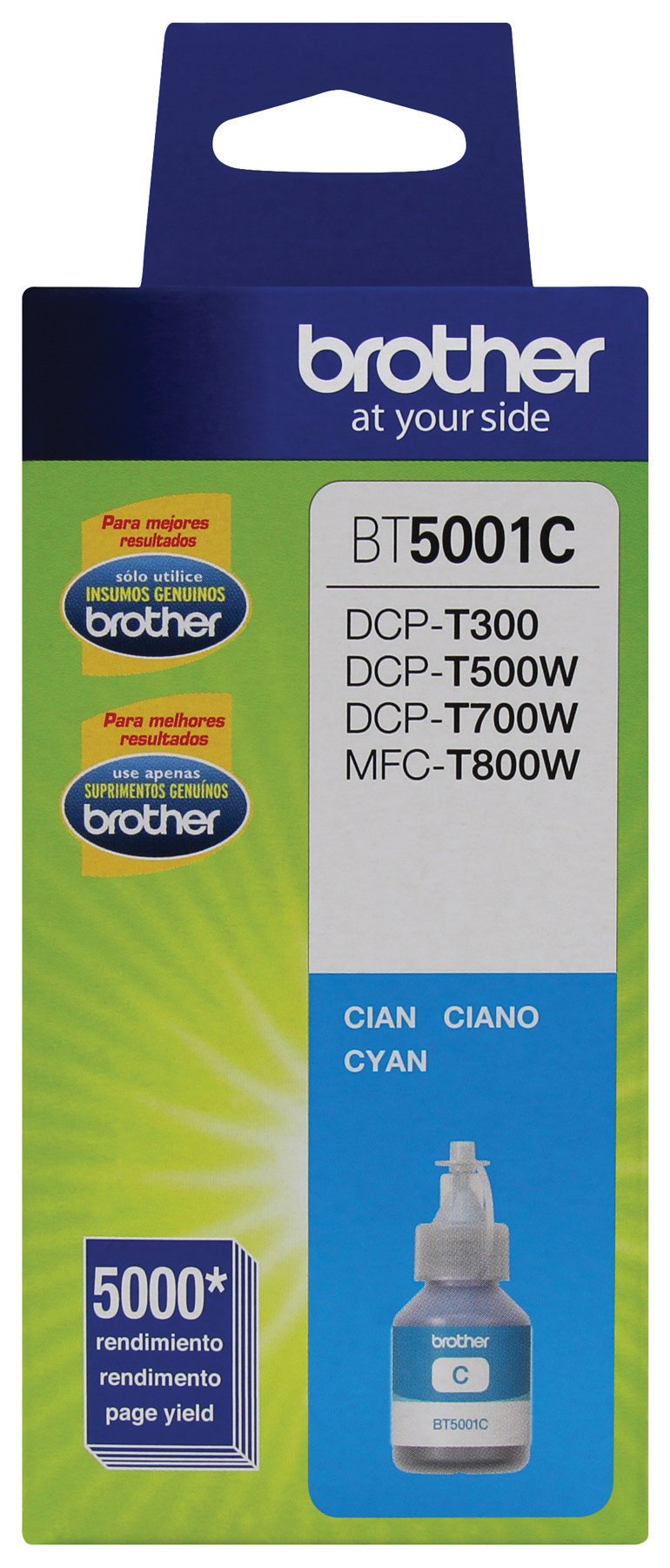 botella brother bt 5001 6,000 pag (cyan)