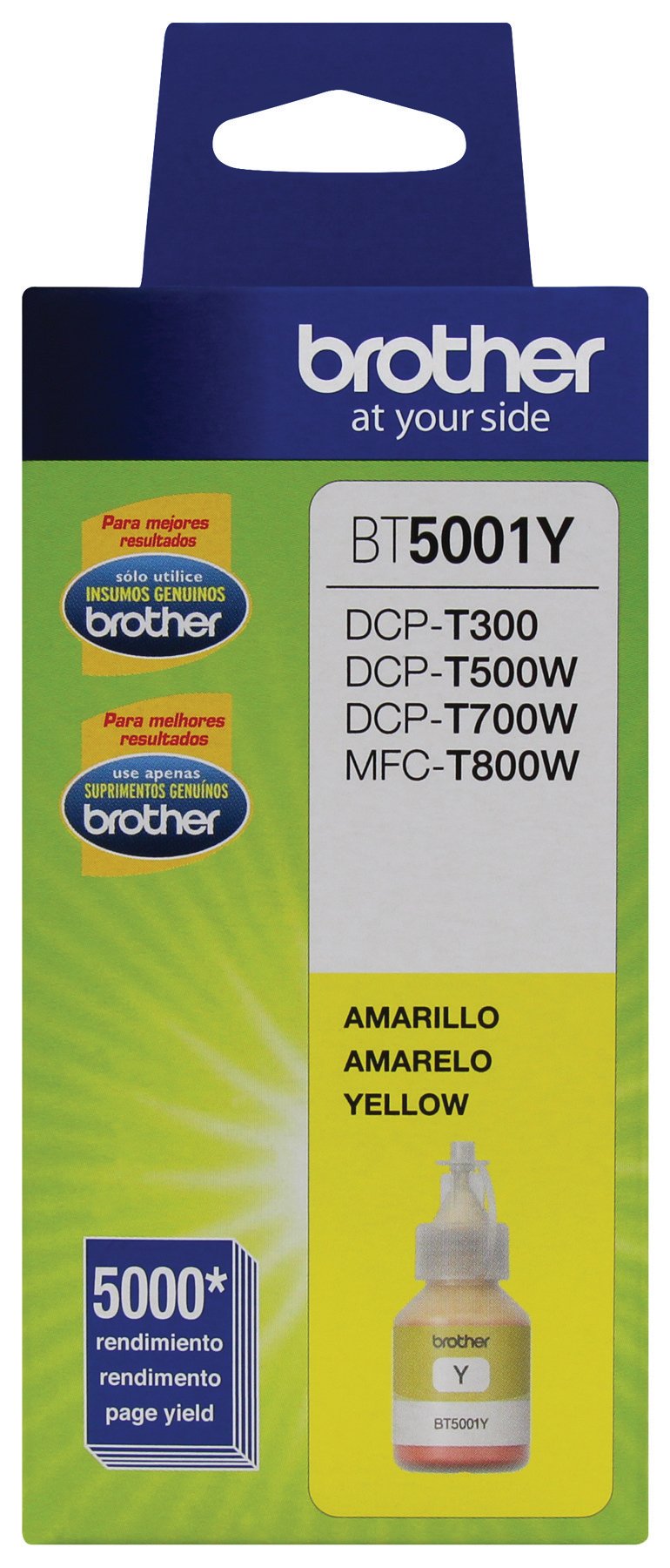 botella brother bt 5001 6,000 pag (amarillo)