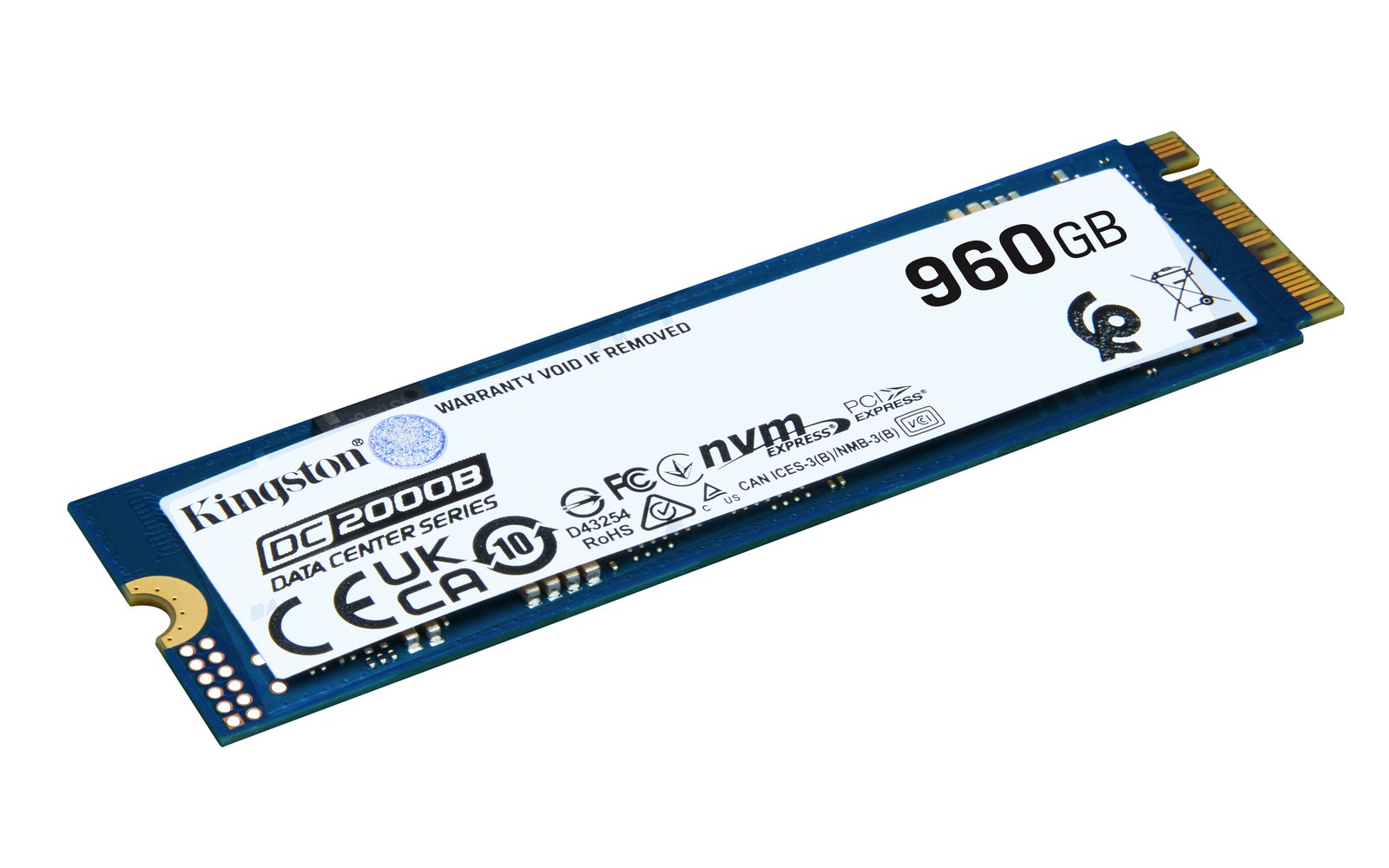ssd m.2 nvme 960gb g4 kingston dc2000b p/server
