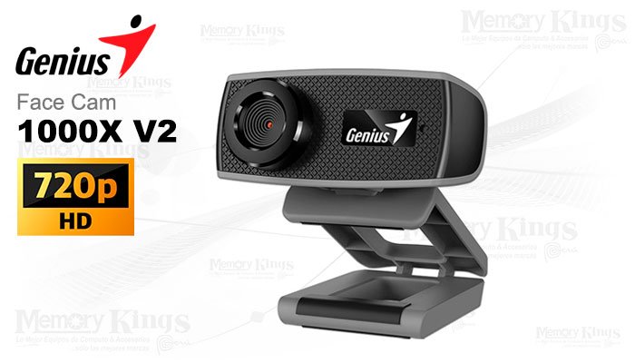webcam genius facecam 1000x v2 720p 30fps black
