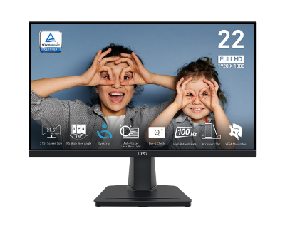 monitor 22 msi pro mp225v fhd 100hz hdmi vga