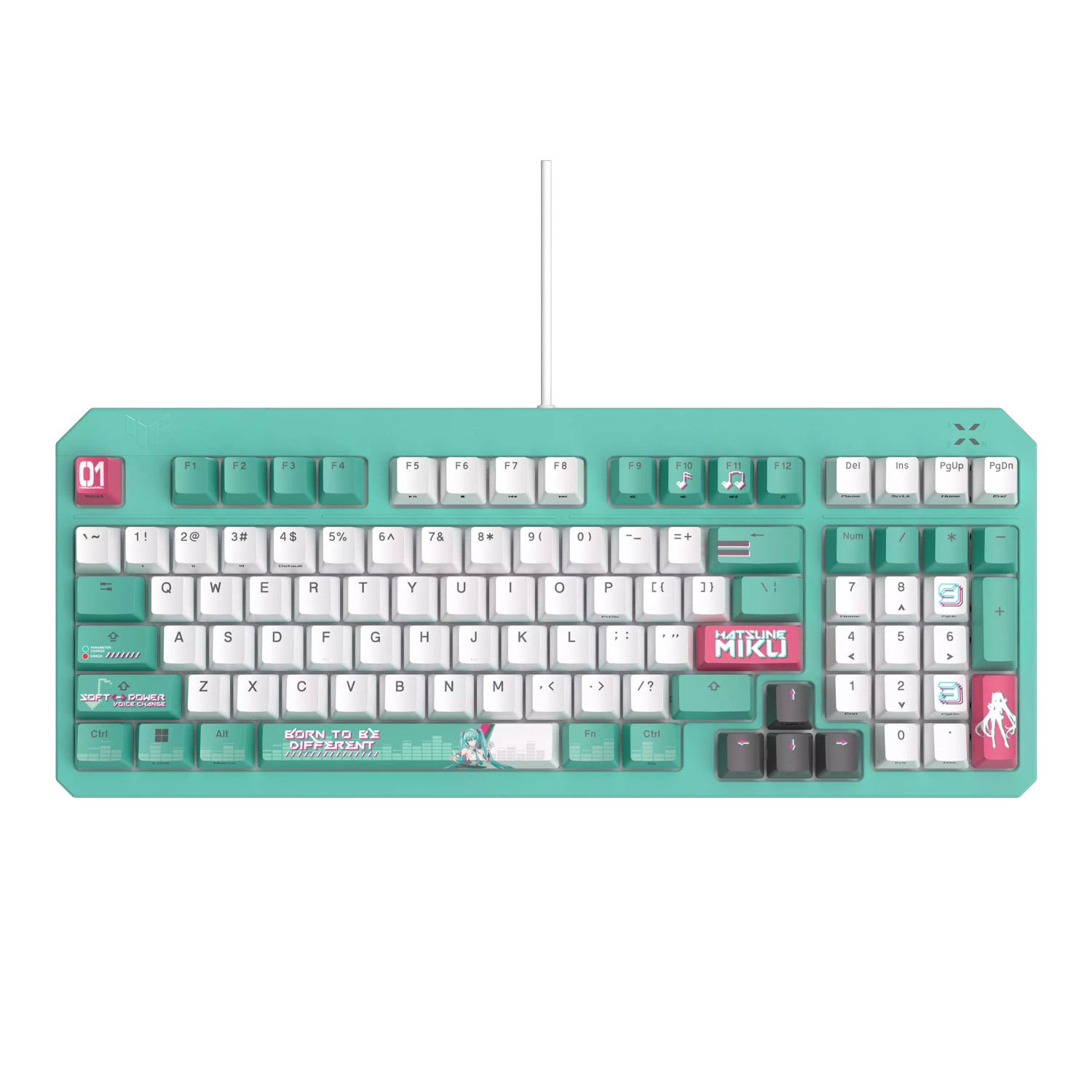 Teclado ASUS RA09 TUF GAMING K3 GEN II HATSUNE MIKU EDITION