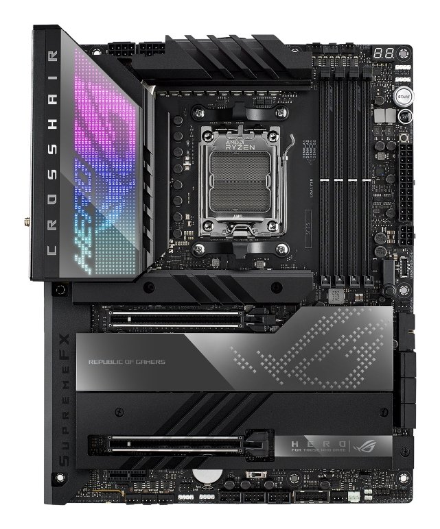 mb asus am5 rog crosshair x670e hero ddr5 box atx