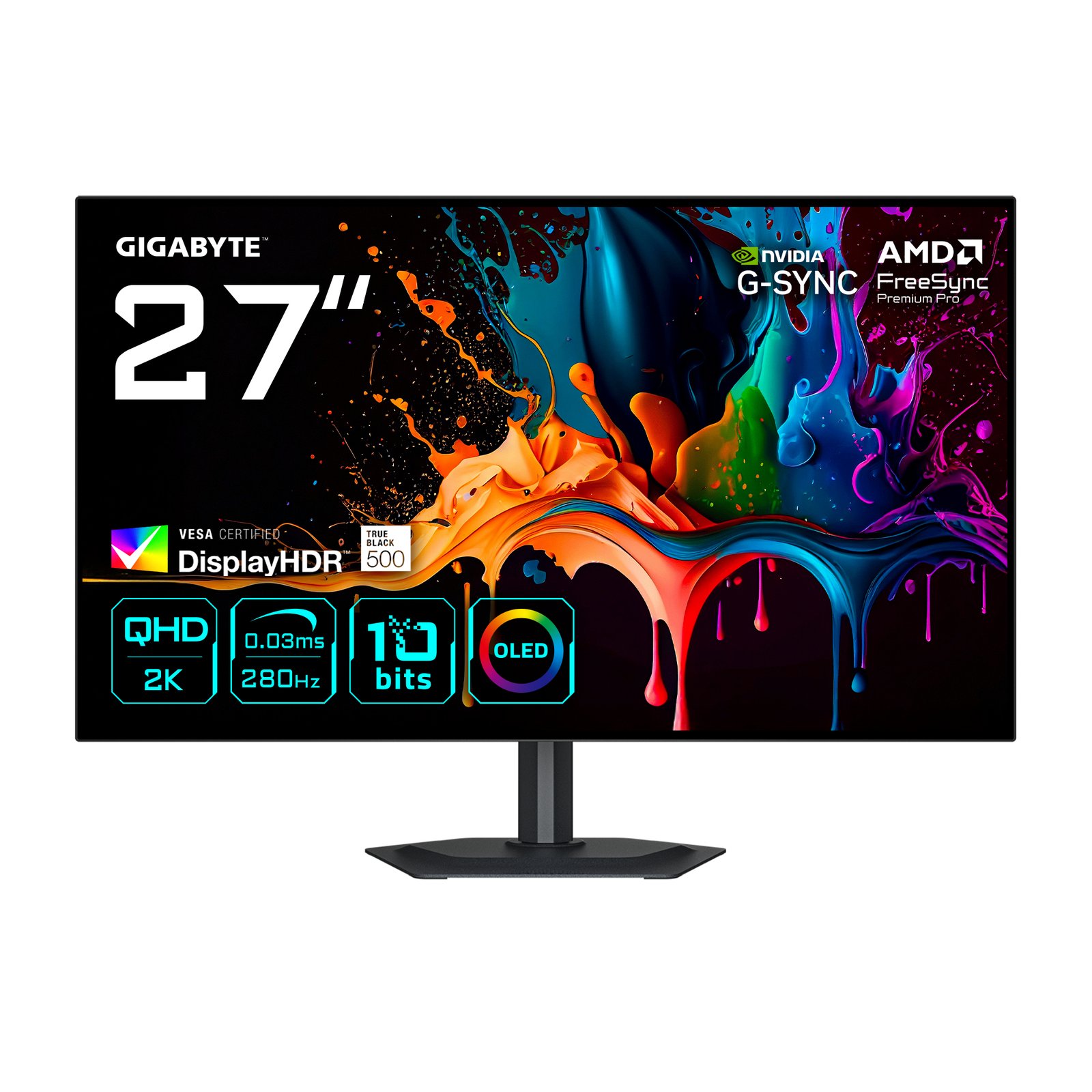 monitor 27 gigabyte mo27q28g gaming oled 280hz