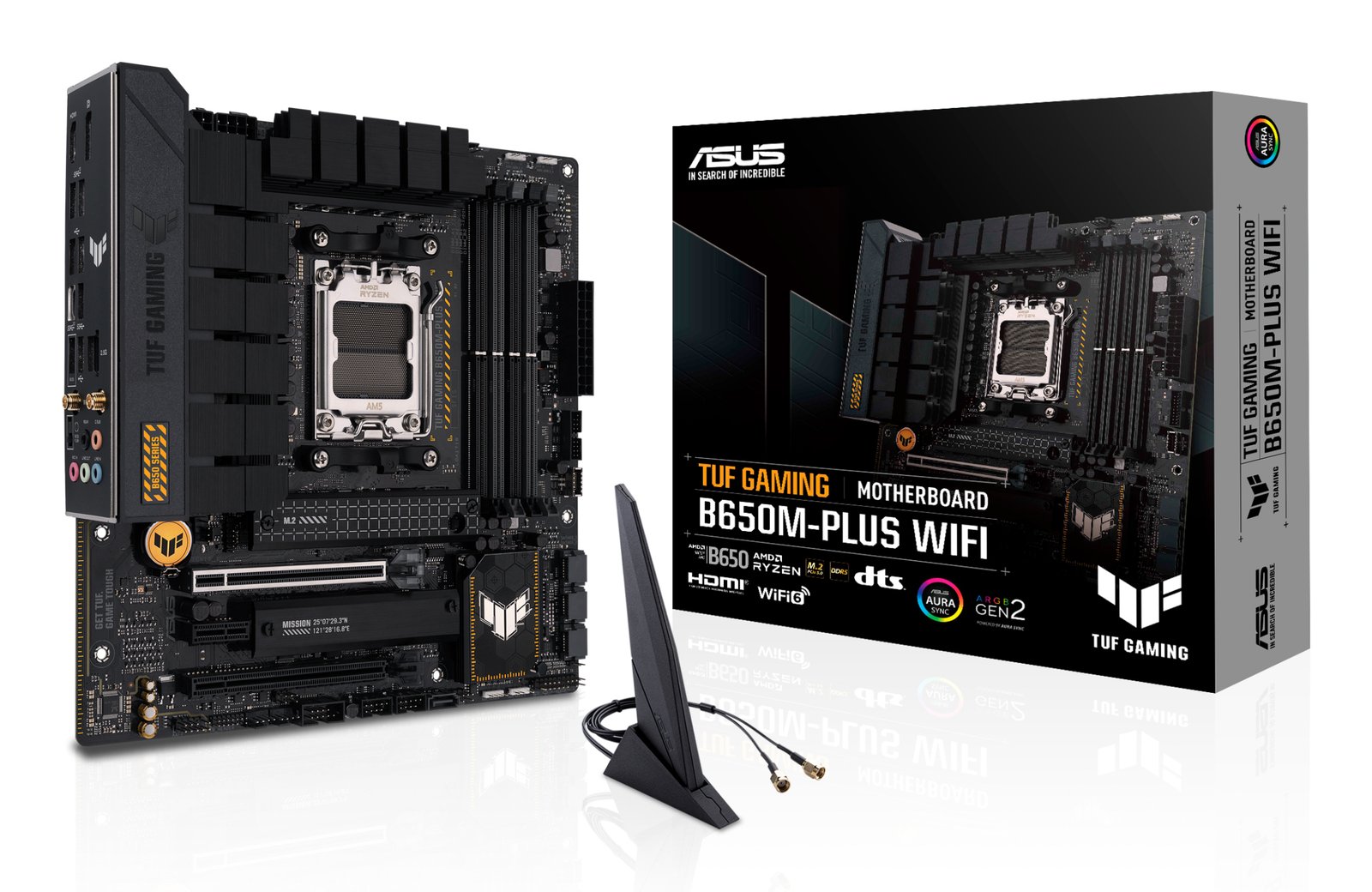 mb asus am5 tuf gaming b650m plus wifi ddr5 box