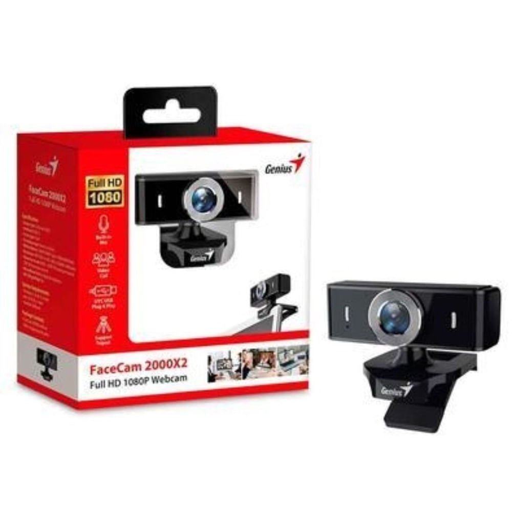 webcam genius facecam 2000x2 fhd 1080p