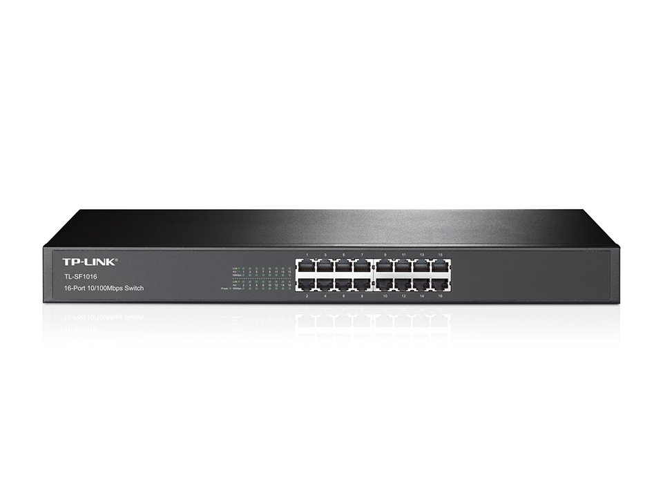 switch 16p tp link tl sf1016 10/100