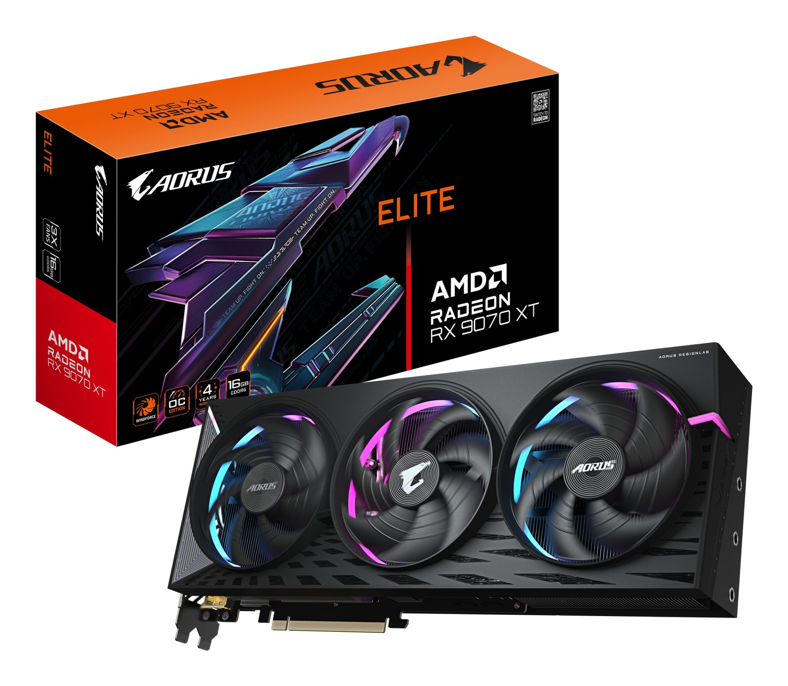 vga 16gb rx 9070xt gigabyte aorus e 16gb