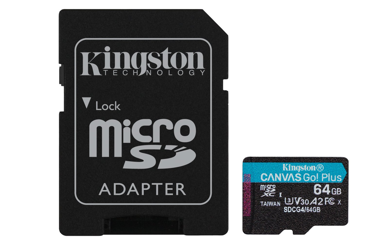 micro sd 64gb kingston canvas go plus g4