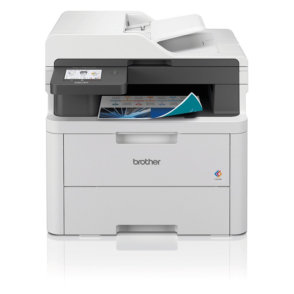 mflc brother dcp l3560cdw 26ppm duplex red wifi