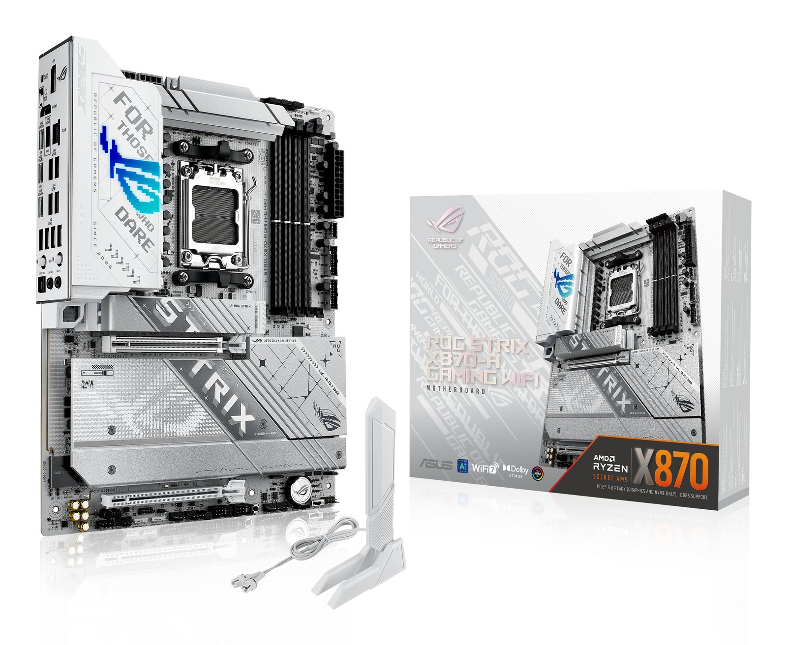 mb asus am5 rog strix x870 a gaming wifi ddr5 box