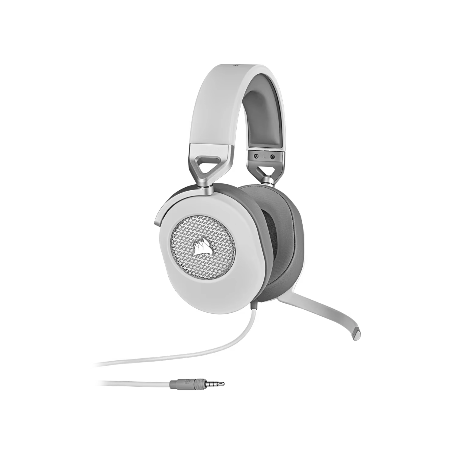 Kgphl_l Auricular gaming cableado Corsair HS65 surround, blanco