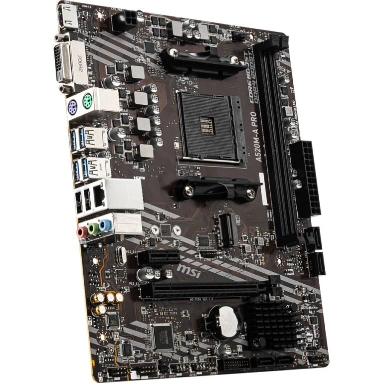 mb msi am4 a520m a pro ddr4 box m atx