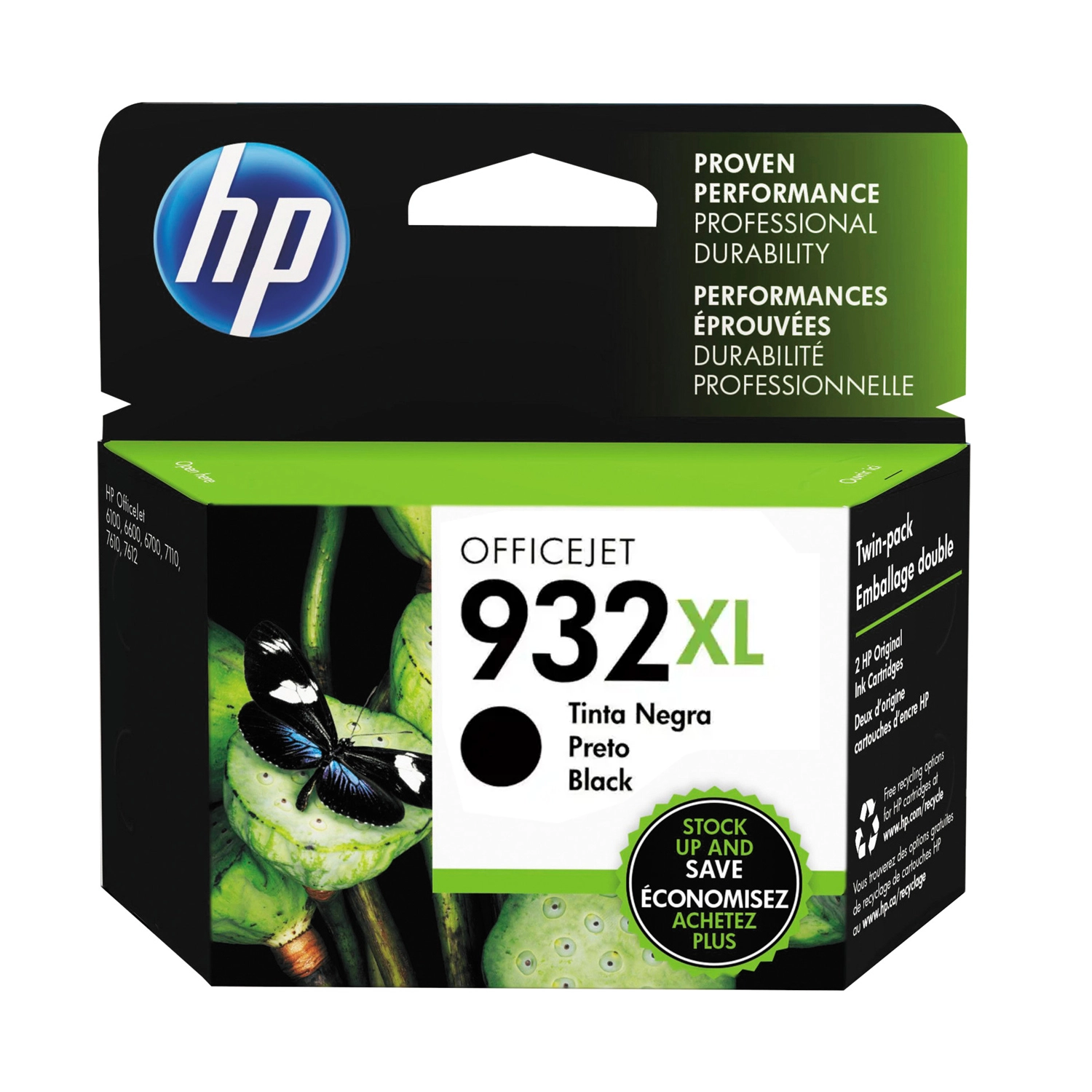Cartucho de Tinta HP 932XL Negro Alto Rendimiento