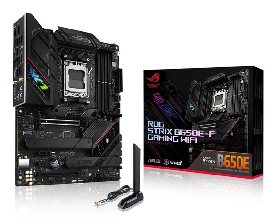 mb asus am5 rog strix b650e f gaming wifi ddr5 box