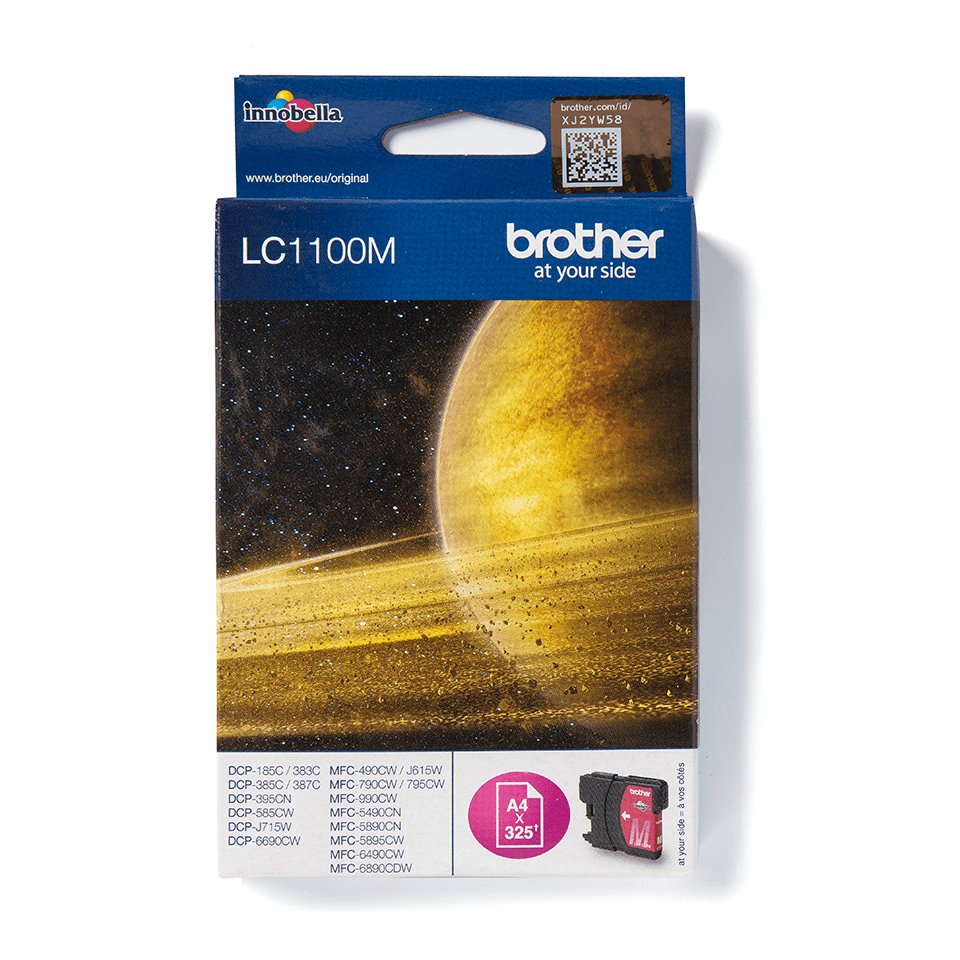 cartucho brother lc 1100 325 pag (magenta)