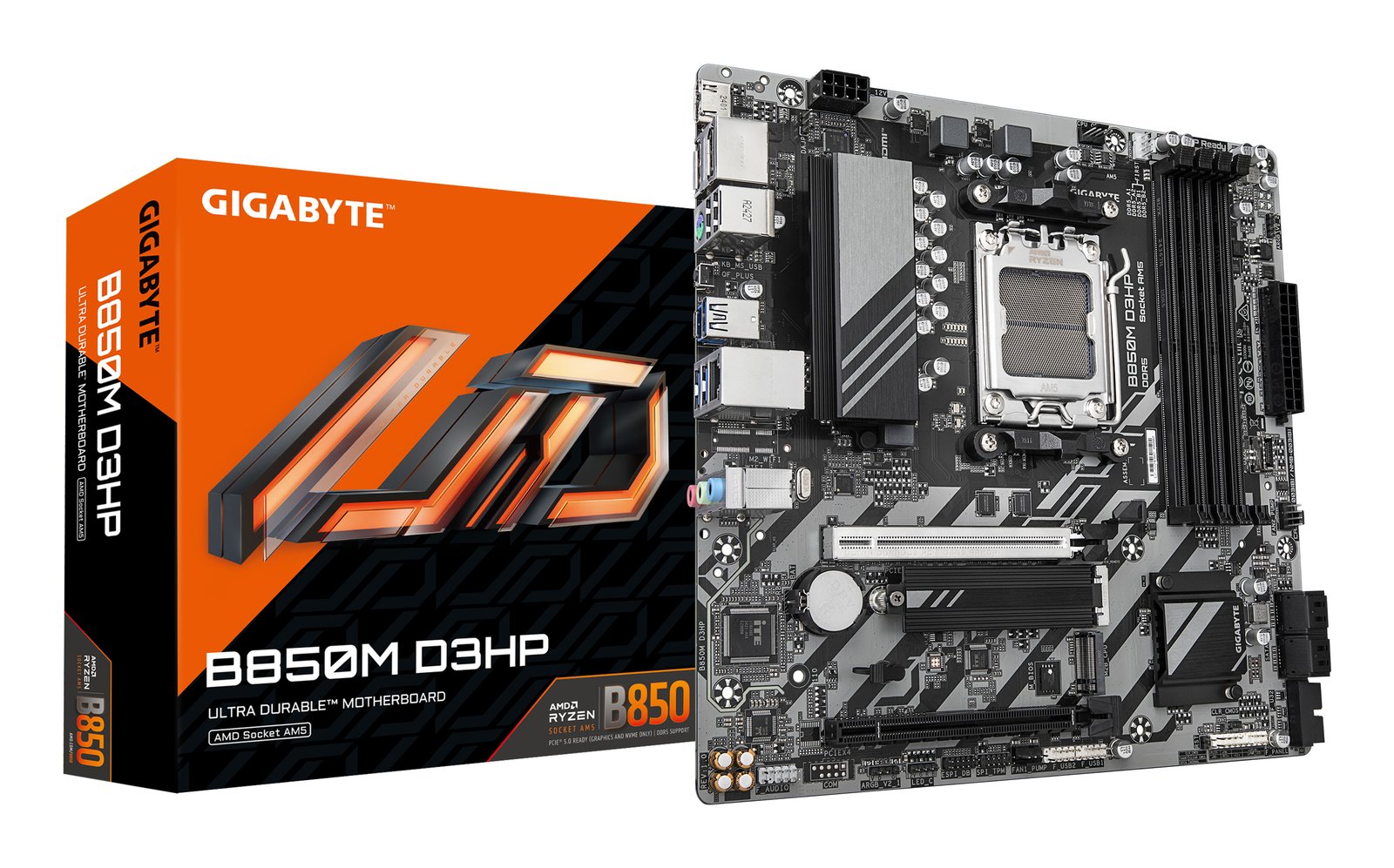 mb gigabyte am5 b850m d3hp ddr5 box m atx