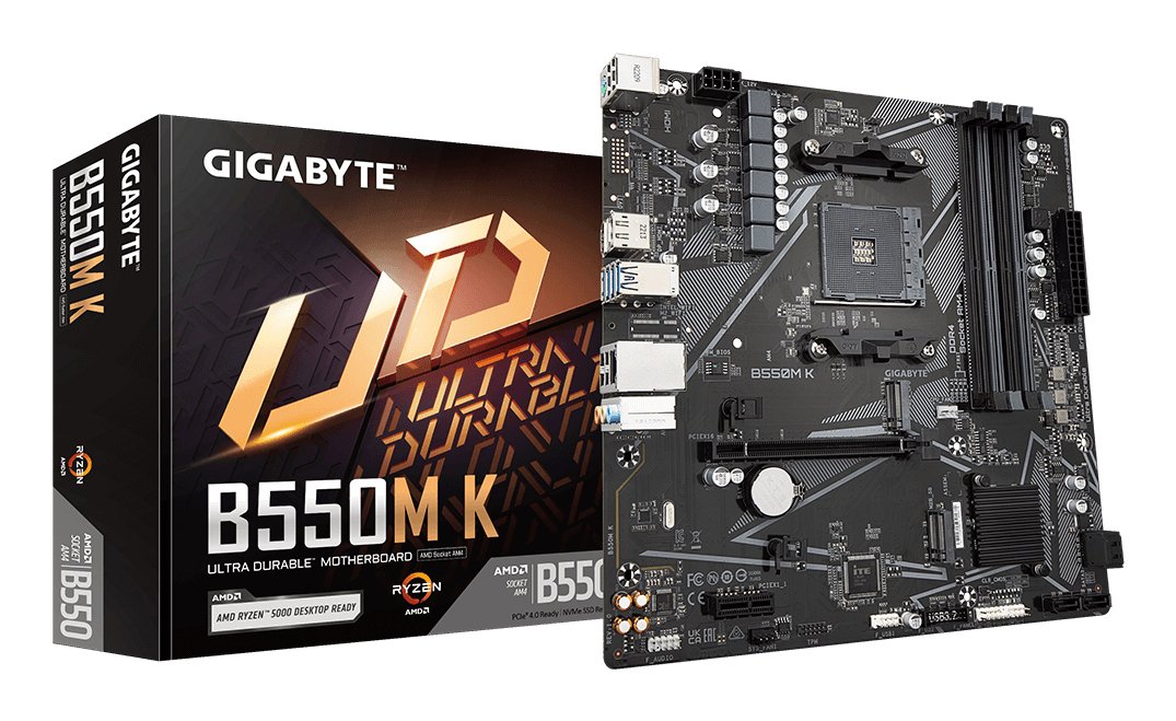 mb gigabyte am4 b550m k ddr4 box m atx