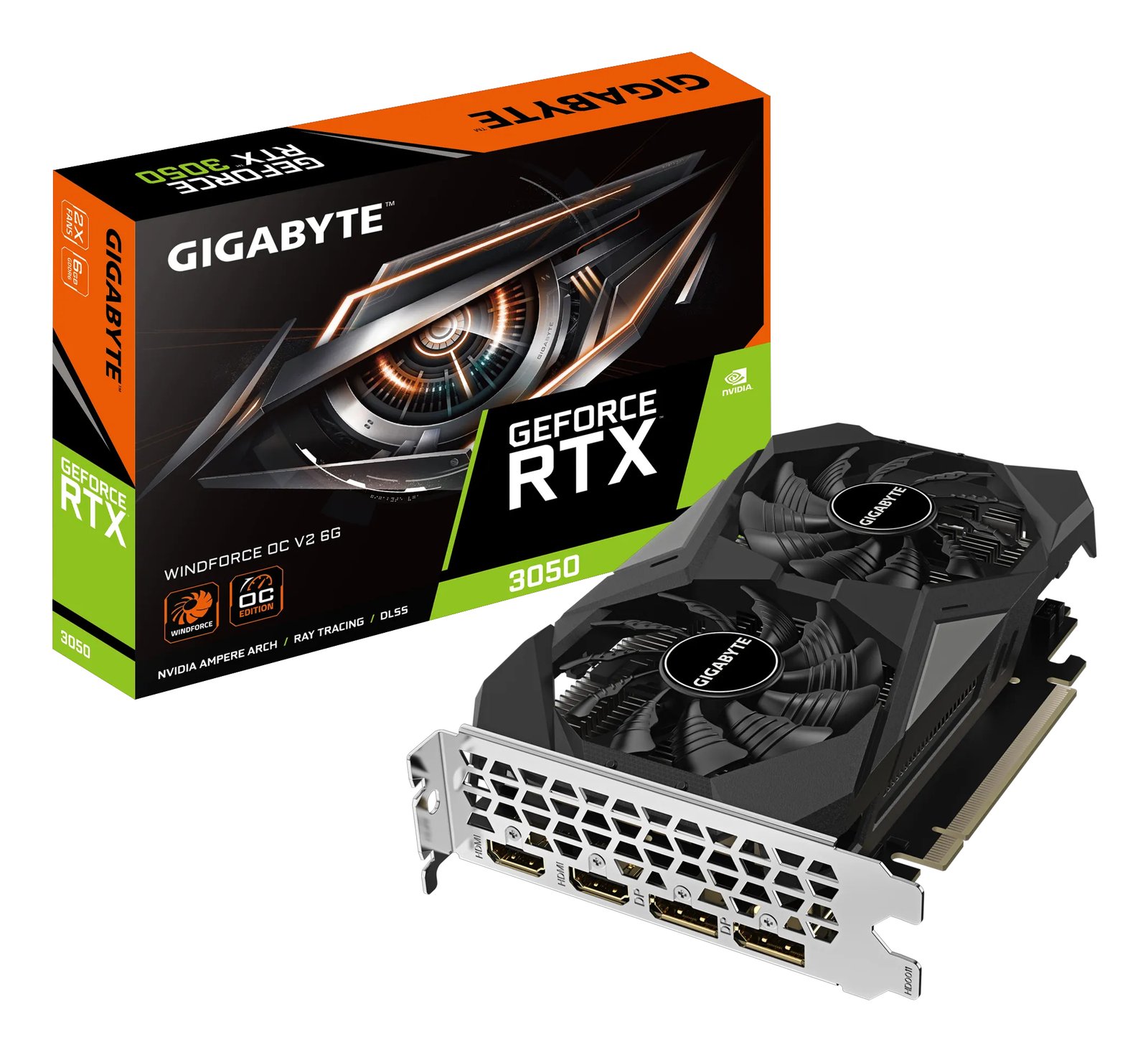 vga 6gb rtx 3050 gigabyte windforce oc v2
