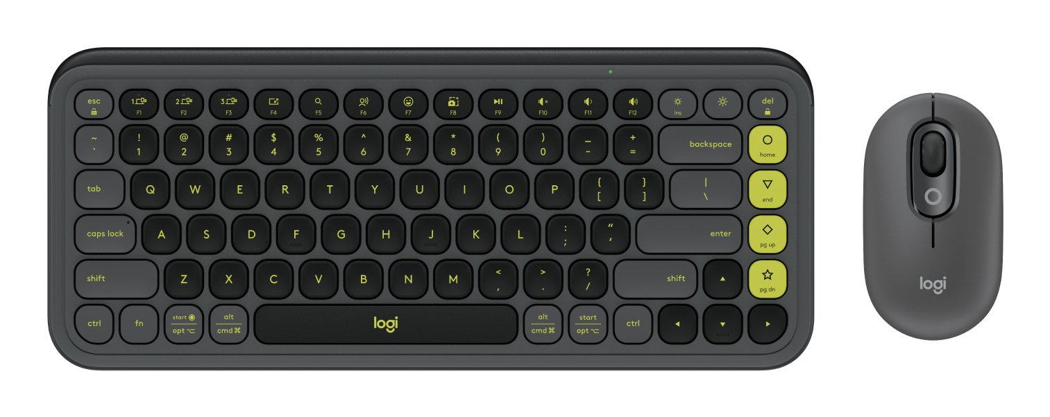 tec+mouse logitech pop icon w black wireless