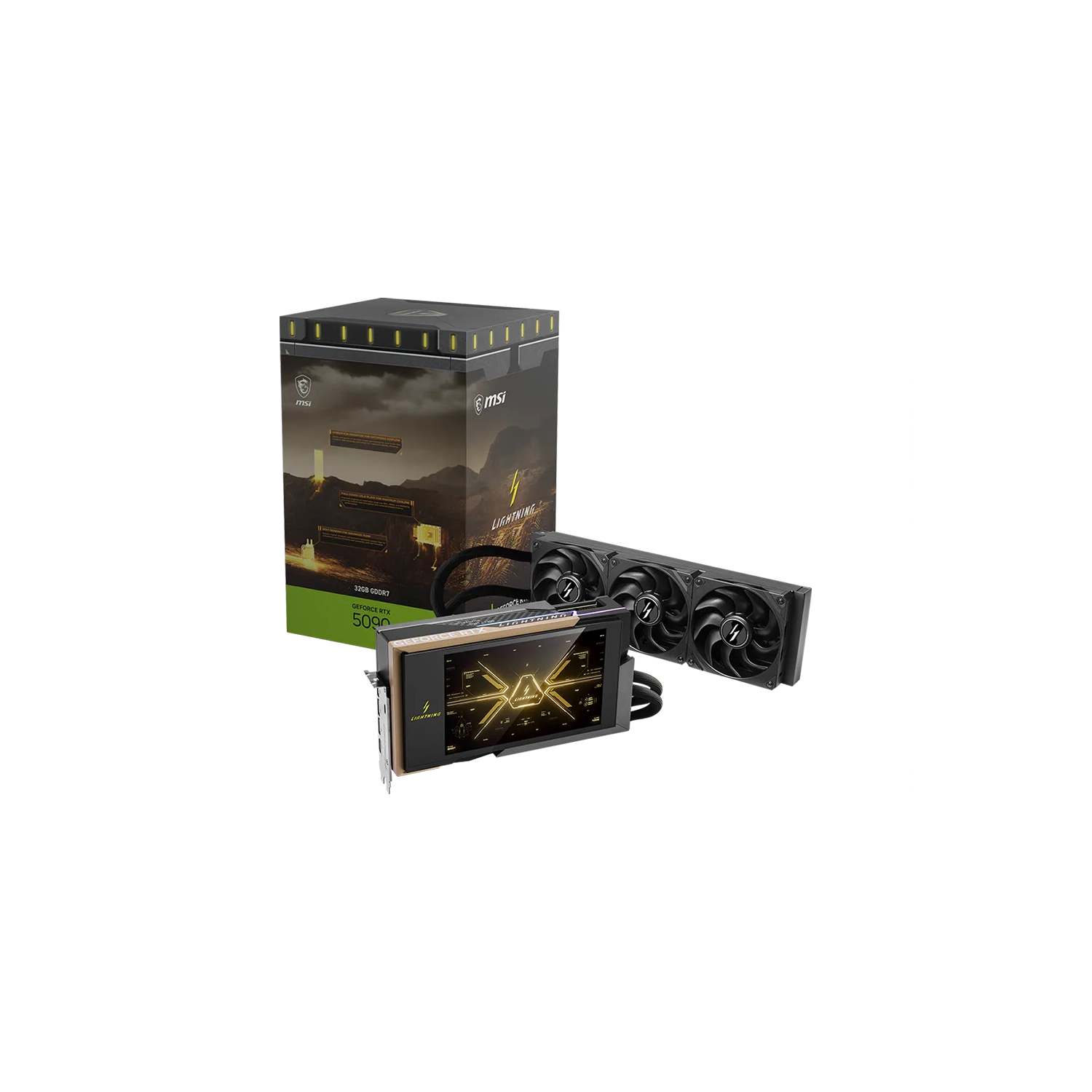 Placa de Video MSI NVIDIA Geforce RTX RTX 5090 32G LIGHTNING Z